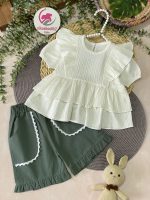 شومیز شلوارک چین دار - Image 2