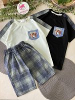 تیشرت شلوارک خرس چهار خونه - Image 9