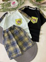 تیشرت شلوارک خرس چهار خونه - Image 8