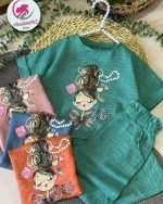 کراپ شلوار دختر مرواریدی - Image 11