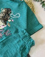 کراپ شلوار دختر مرواریدی - Image 18