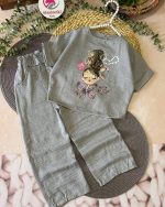 کراپ شلوار دختر مرواریدی - Image 13