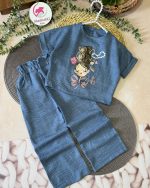 کراپ شلوار دختر مرواریدی - Image 15