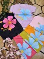 تیشرت گل و پروانه - Image 2