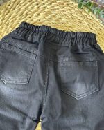 شلوار لی ذغالی زاپدار - Image 3