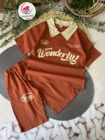 تیشرت شلوارک یقه دار - Image 7