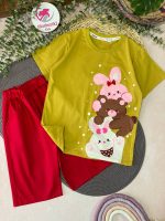 تیشرت شلوارک خرس و خرگوشها - Image 3