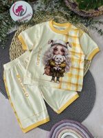 تیشرت شلوارک دختر و پاپی - Image 6