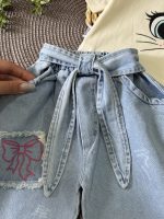 کراپ شلوارک چشمک - Image 2