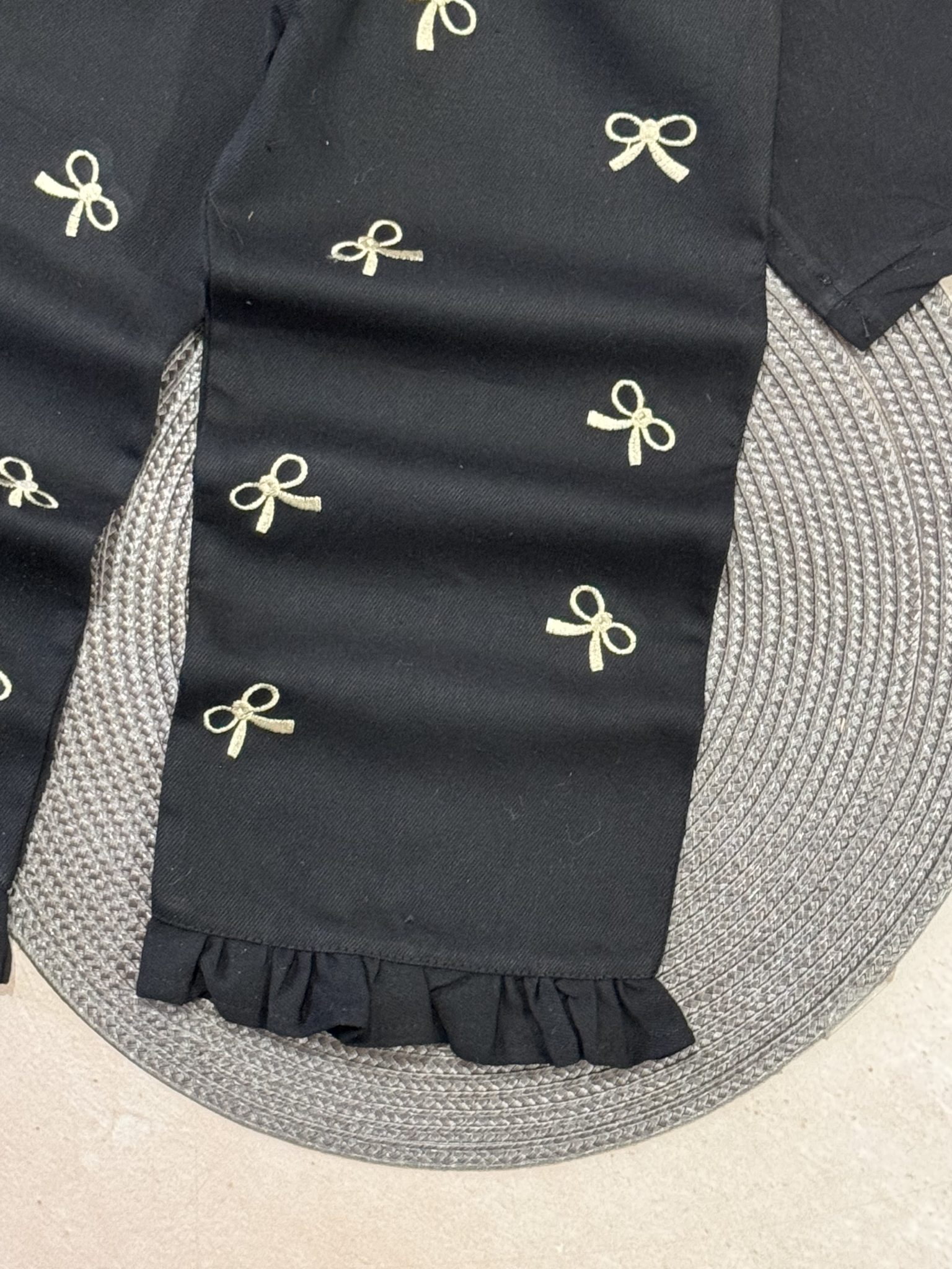 IMG_8110 تیشرت شلوار پاپیون مشکی - Image 3