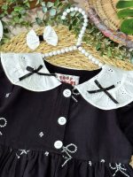 پیراهن پاپیون مشکی - Image 5