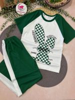 تیشرت شلوار خرگوش چهار خونه بزرگ - Image 2