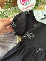 پیراهن پاپیون مشکی - Image 7