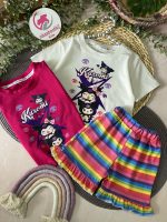 کراپ شلوارک کرومی رنگین کمون - Image 7