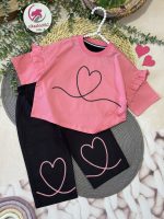 کراپ شلوارک قلب دنباله دار - Image 11