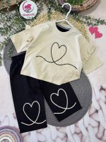 کراپ شلوارک قلب دنباله دار - Image 10