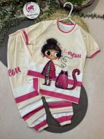 تیشرت شلوار دختر و گربه - Image 5