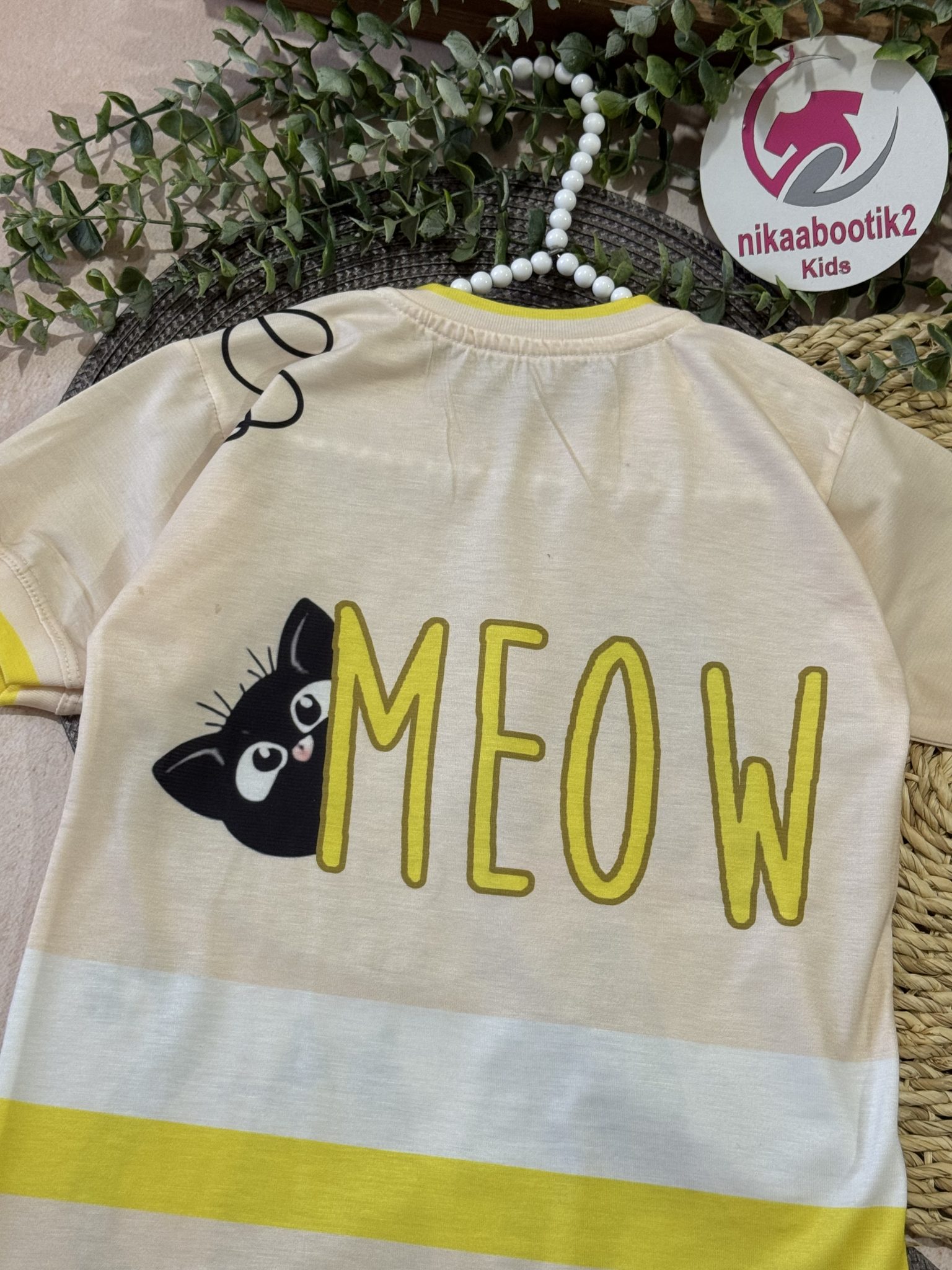 IMG_8276 تیشرت شلوار دختر و گربه - Image 7