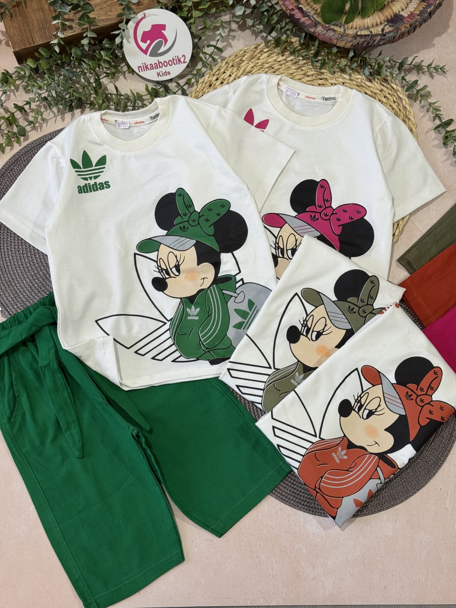 IMG_8350 تیشرت شلوارک میکی آدیداس - Image 1