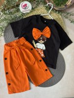 تیشرت شلوار‌ک پاپیون - Image 5