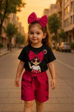 تیشرت شلوار‌ک پاپیون - Image 8