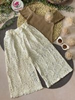 کراپ شلوار گیپور نبات