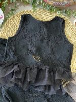 کراپ شلوار گیپور مشکی - Image 2