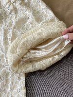 کراپ شلوار گیپور نبات - Image 3