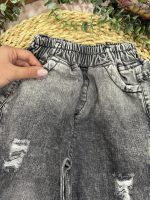 شلوار شافل زاپدار ذغالی انگلیسی - Image 4