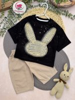 تیشرت شلوارک خرگوش شنل دوزی - Image 5