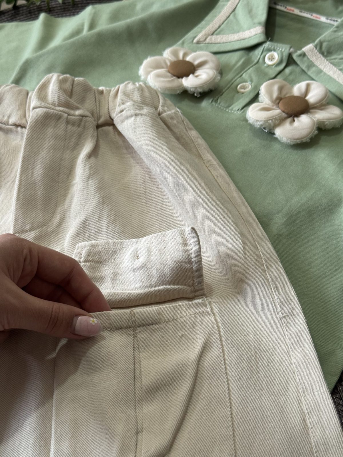 تیشرت شلوارک دو‌گل - Image 8