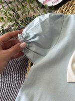شومیز شلوارک پاپیون سفید - Image 5