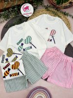 کراپ شلوارک آبنبات