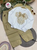 کراپ شلوار میکی پلنگی - Image 6