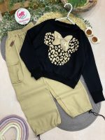 کراپ شلوار میکی پلنگی - Image 2