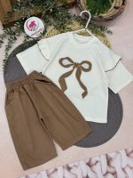 تیشرت شلوارک پاپیون قلبی(جدید) - Image 2