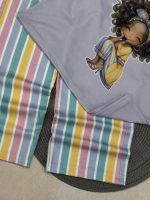 تیشرت شلوار پری رنگین کمون - Image 3