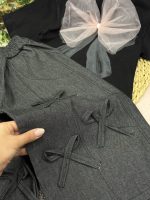 تیشرت شلوار پاپیون توری - Image 4