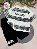 تیشرت شلوارک اسپرت بالنسیاگا - Image 3