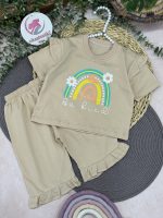 کراپ شلوارک پروانه و رنگین کمان - Image 4