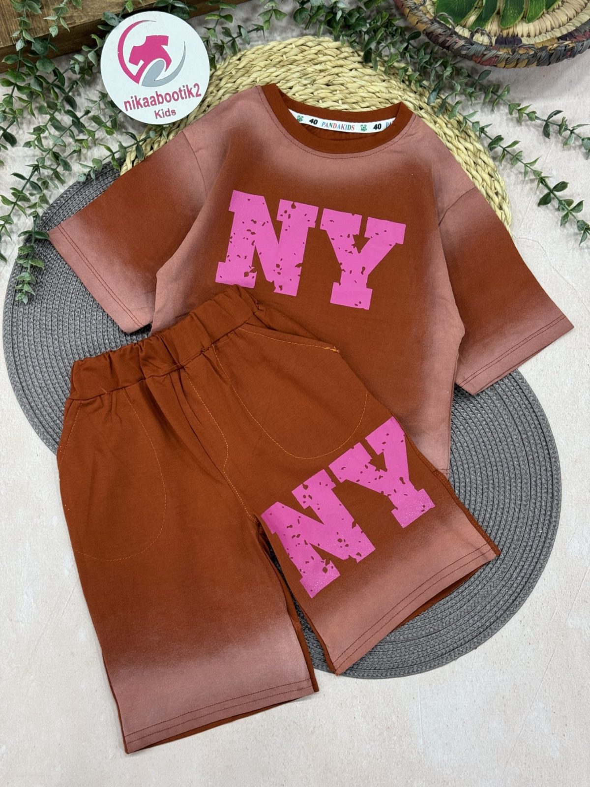 تیشرت شلوارک NY - Image 3