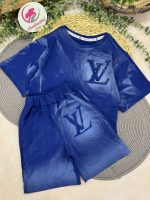 تیشرت شلوارک LV مرواریدی - Image 4