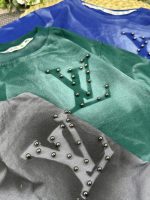 تیشرت شلوارک LV مرواریدی - Image 7