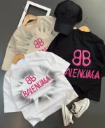 تیشرت بالنسیاگا چاپ سایه ای