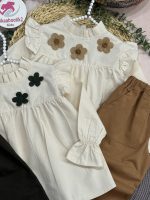 شومیز شلوار سه گل - Image 9