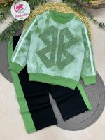 بلوز شلوار بالنسیاگا نگین دار - Image 5