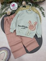 بلوز شلوار خرگوش کتان - Image 2