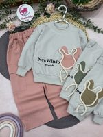 بلوز شلوار خرگوش کتان