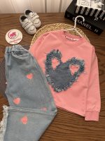 کراپ شلوار قلب لی