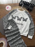 کراپ شلوار پروانه پلنگی - Image 5